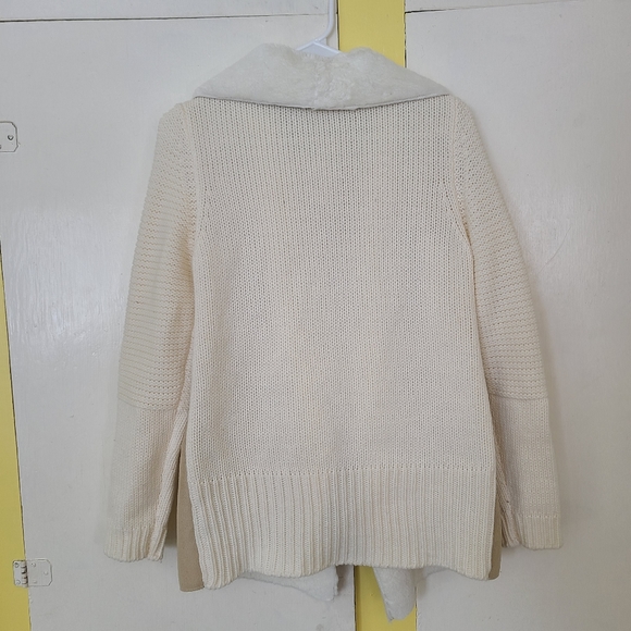 Fever Womens Faux Suede and Fur Open Jacket Small - Picture 4 of 4